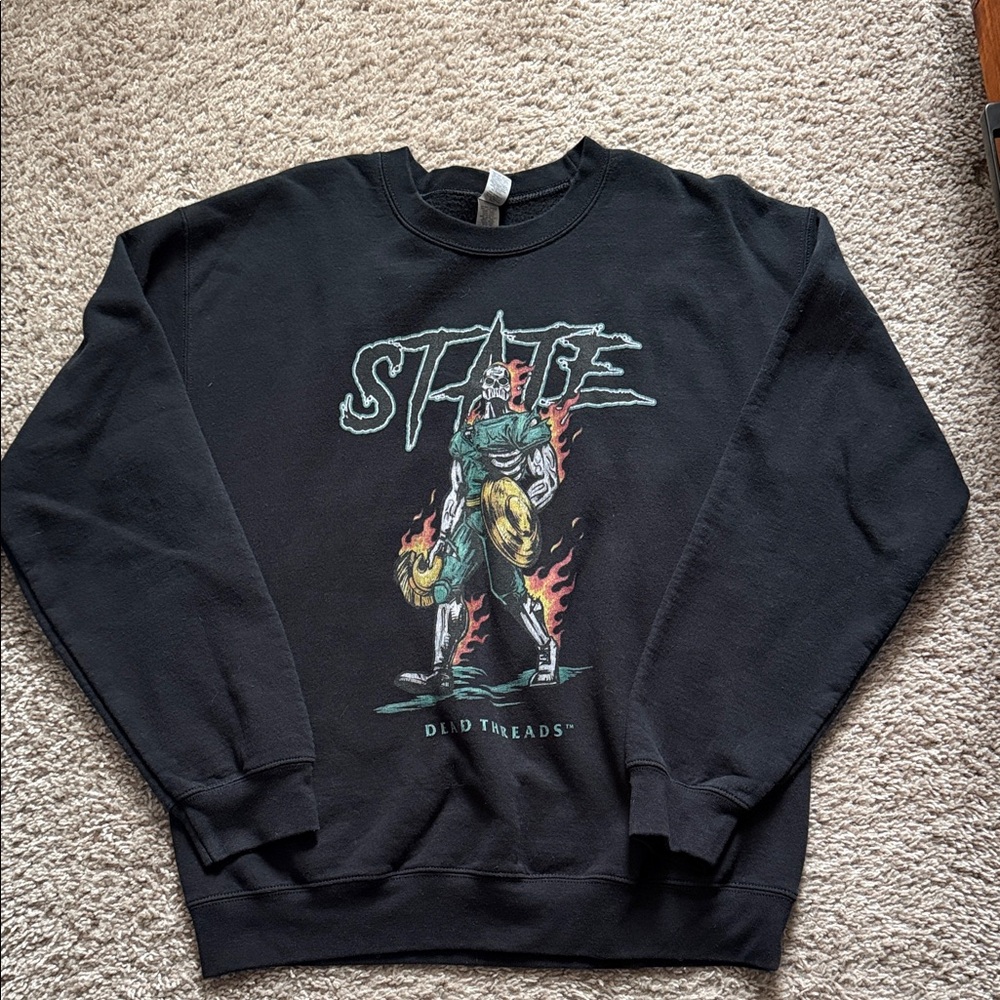 MSU Dead Threads Crew Neck Sweatshirt